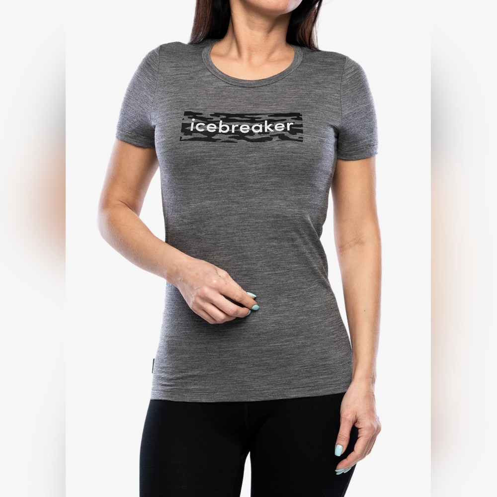 Women's Merino 150 Tech Lite II Short Sleeve T-Shirt Glacial Flow Logo